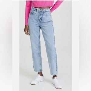 Good American 90s Duster Straight Leg Jeans in Blue951 Size 8/29